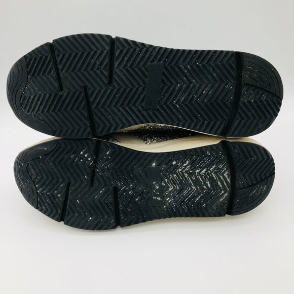 True Religion Women's Esther Sneakers Sz 10 Silver Glitter Blue Laces FT20385-01 - Picture 9 of 10